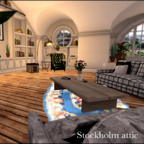 Stockholm attic