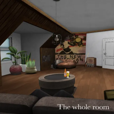 The whole room